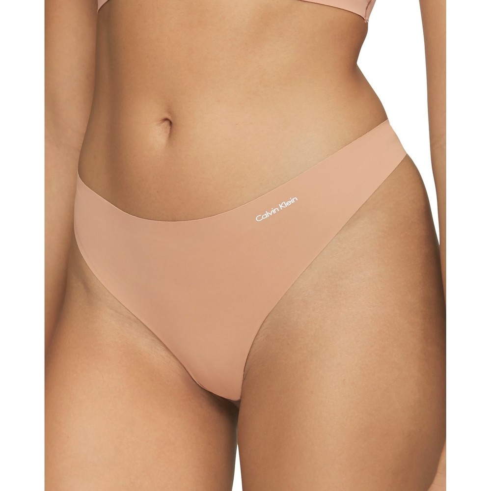 Calvin Klein Thong Panty Light Chestnut Seamless, XL